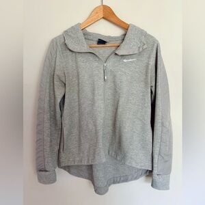 Nike Heather Gray Zip-Up Jacket